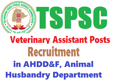 Veterinary Assistant (489) posts recruitment by TSPSC in AHDD&F,Animal  Husbandry Department - TeachersBuzz