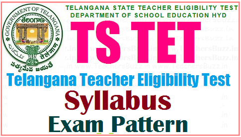 TS TET 2024 Syllabus, Exam Pattern -Telangana State Teachers ...