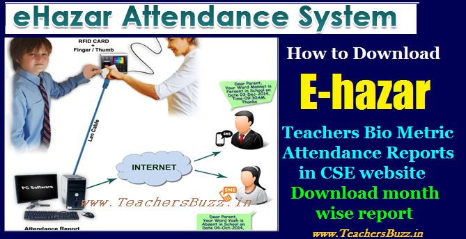 How to Download Ehazar Teachers Bio Metric Attendance Reports in CSE website - Download month wise report at cse.ap.gov.in టీచర్స్ బయో మెట్రిక్ అటెండన్స్ రిపోర్ట్స్ - సీఎస్ఈ వెబ్సైట్ నుండి ఈ - హాజరు టీచర్స్ బయో మెట్రిక్ రిపోర్ట్స్ నెలవారీ వారీ నివేదికను డౌన్ లోడ్ చేసుకునే విధానం . eహాజరు సమీక్ష సమావేశంలో కమీషనర్ గారి ముఖ్య సూచనలు. https://www.teachersbuzz.in/2018/10/how-to-download-ehazar-teachers-attendance-report-in-cse-website-check-todays-attendance-marked-or-not.html
