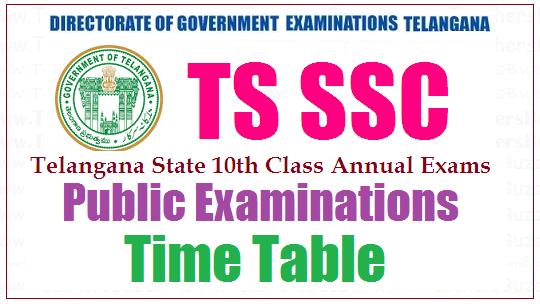 Ts Ssc 10th Exams 2023 Time Table Bse Telangana Schedule For Class X