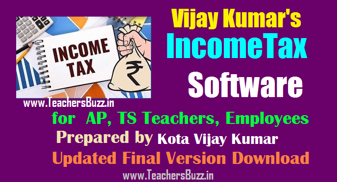 medakbadi Vijay Kumar Income Tax Software 2023 IT Calculation Program